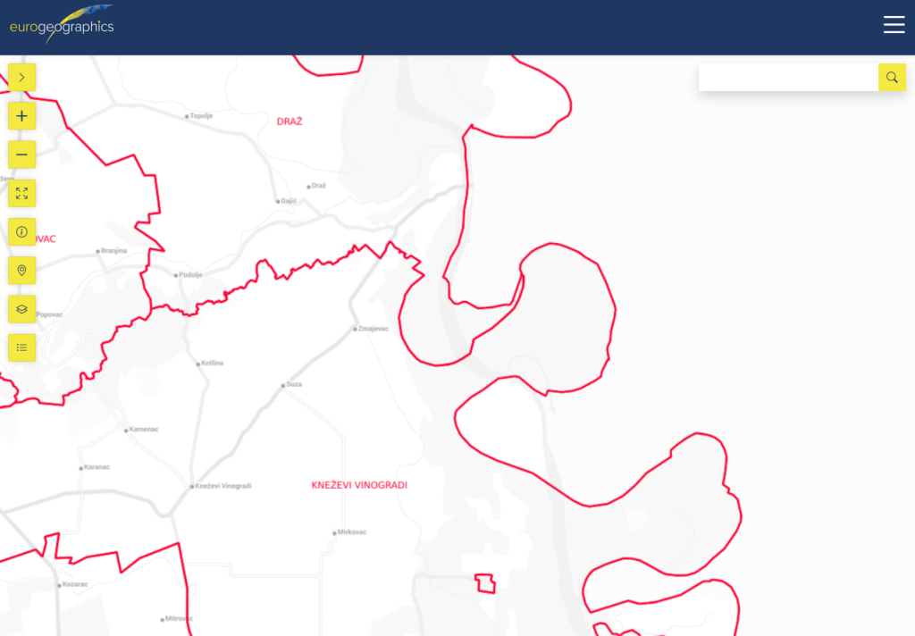Open Cadastral Map - EuroGeographic - Liberland
